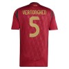 Officiële Voetbalshirt België Vertonghen 5 Thuis EK 2024 - Heren